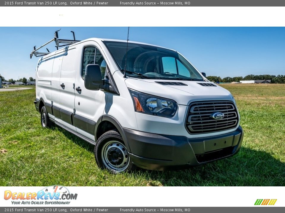 2015 Ford Transit Van 250 LR Long Oxford White / Pewter Photo #1