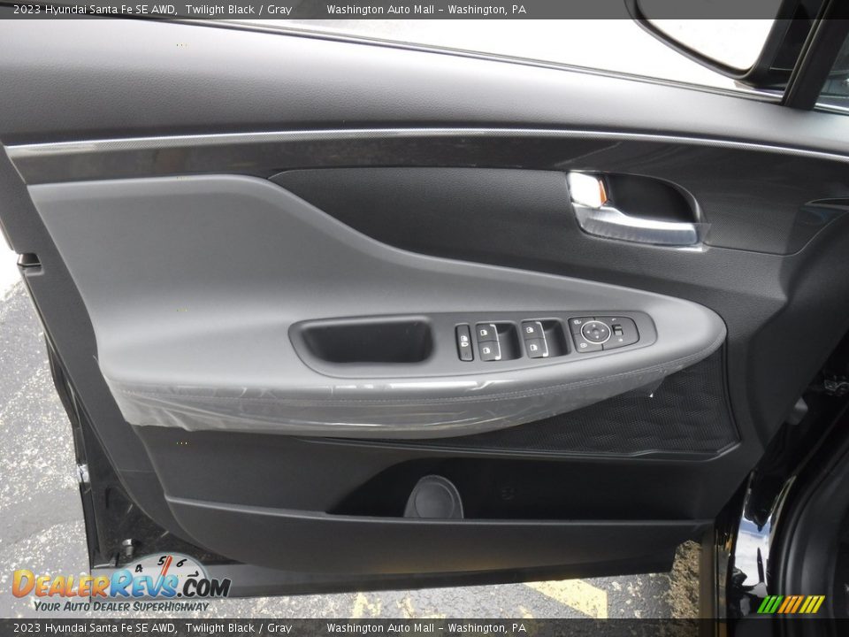 2023 Hyundai Santa Fe SE AWD Twilight Black / Gray Photo #8