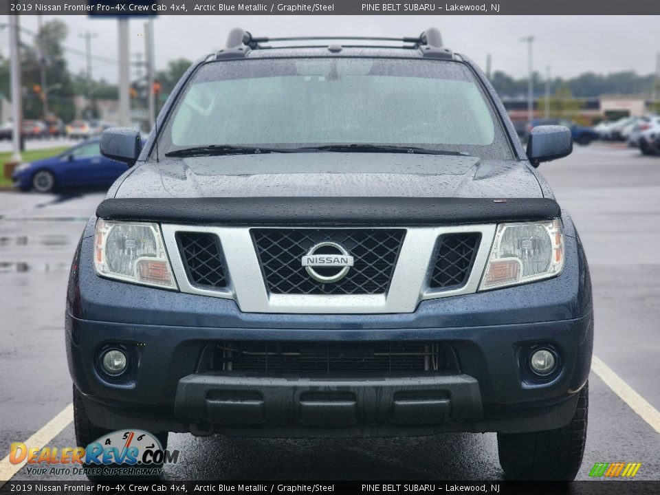 2019 Nissan Frontier Pro-4X Crew Cab 4x4 Arctic Blue Metallic / Graphite/Steel Photo #2