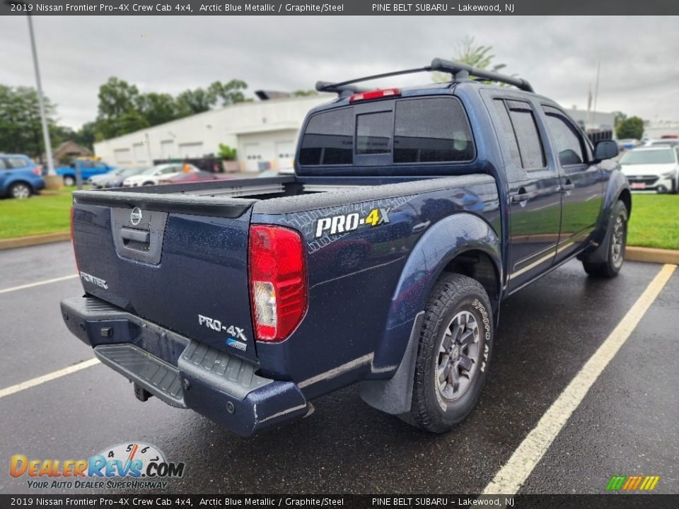 Arctic Blue Metallic 2019 Nissan Frontier Pro-4X Crew Cab 4x4 Photo #3