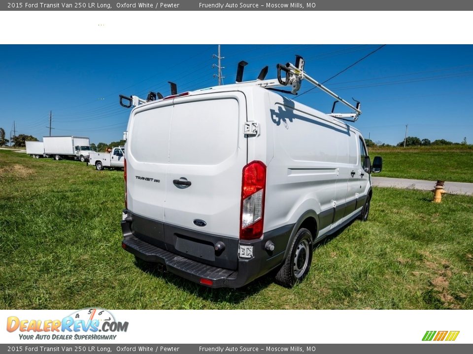 2015 Ford Transit Van 250 LR Long Oxford White / Pewter Photo #4