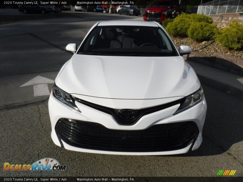 2020 Toyota Camry LE Super White / Ash Photo #10