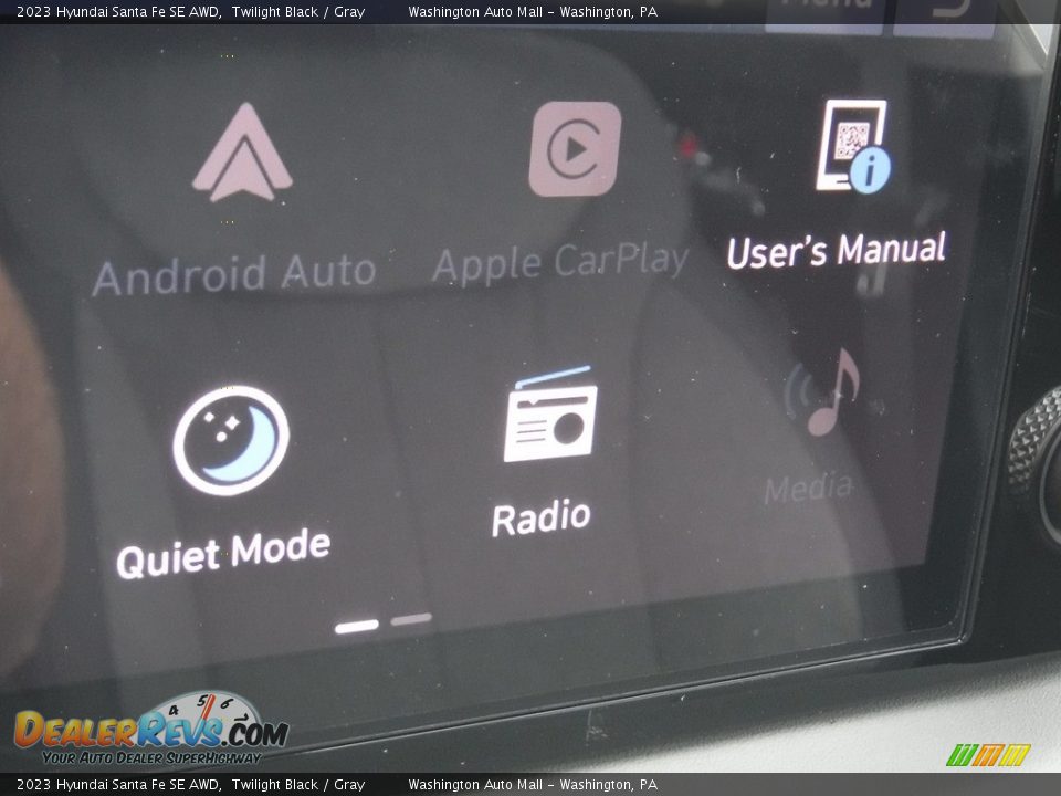 2023 Hyundai Santa Fe SE AWD Twilight Black / Gray Photo #14