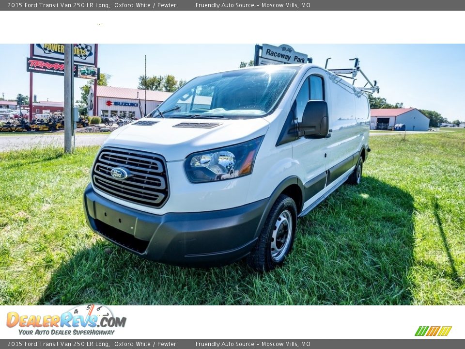 2015 Ford Transit Van 250 LR Long Oxford White / Pewter Photo #8