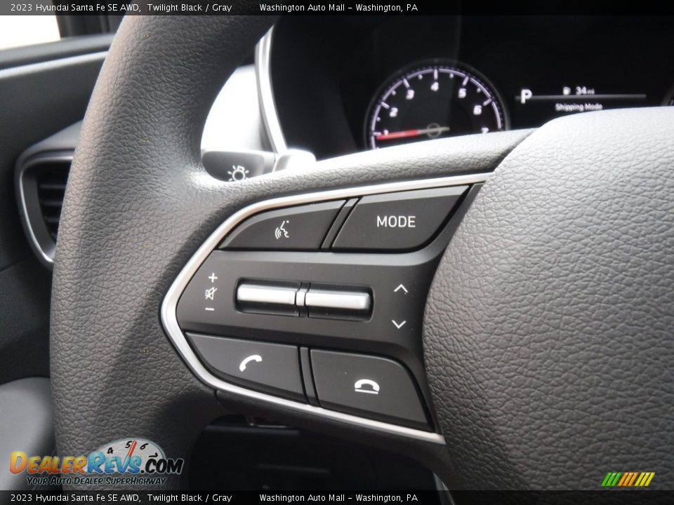 2023 Hyundai Santa Fe SE AWD Twilight Black / Gray Photo #16