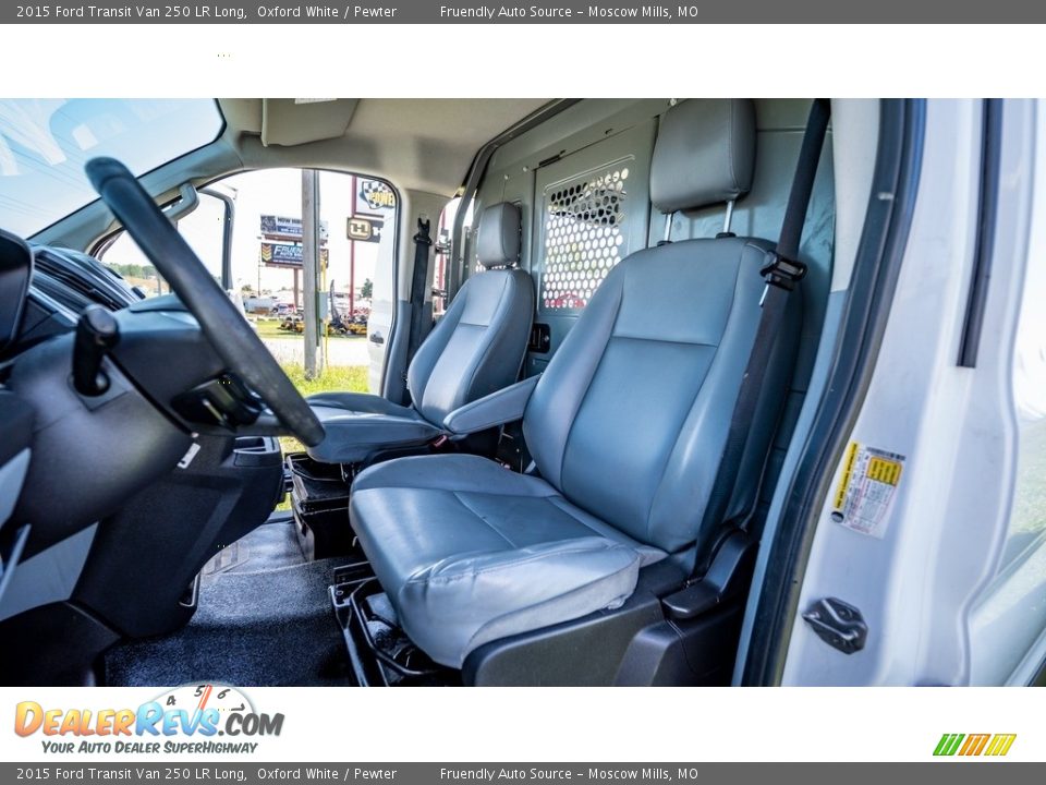 2015 Ford Transit Van 250 LR Long Oxford White / Pewter Photo #17