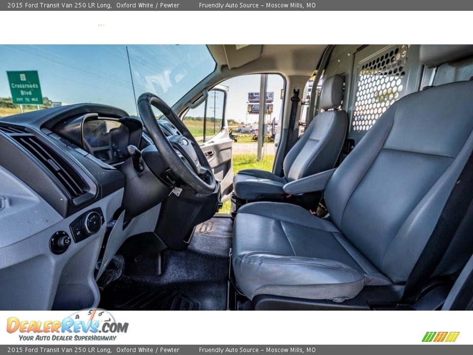 2015 Ford Transit Van 250 LR Long Oxford White / Pewter Photo #18