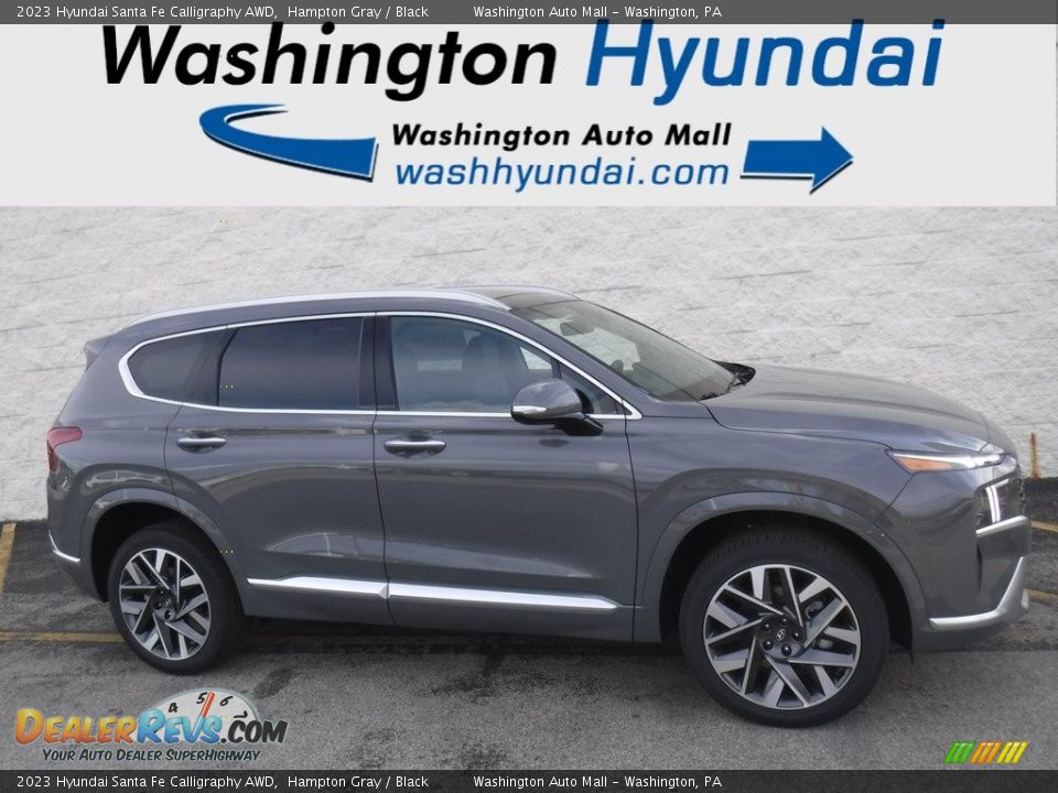 2023 Hyundai Santa Fe Calligraphy AWD Hampton Gray / Black Photo #2