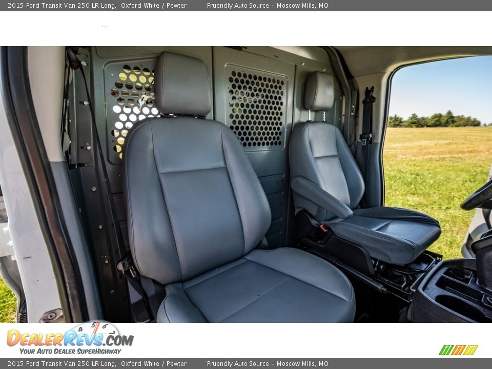 2015 Ford Transit Van 250 LR Long Oxford White / Pewter Photo #26