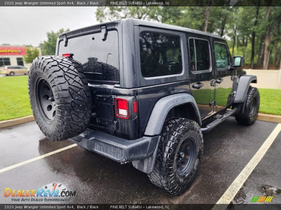 2020 Jeep Wrangler Unlimited Sport 4x4 Black / Black Photo #3