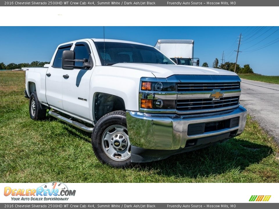 2016 Chevrolet Silverado 2500HD WT Crew Cab 4x4 Summit White / Dark Ash/Jet Black Photo #1