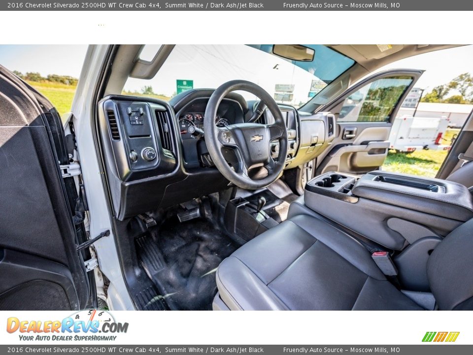 2016 Chevrolet Silverado 2500HD WT Crew Cab 4x4 Summit White / Dark Ash/Jet Black Photo #19