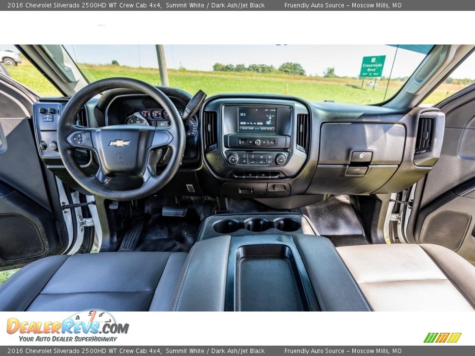 2016 Chevrolet Silverado 2500HD WT Crew Cab 4x4 Summit White / Dark Ash/Jet Black Photo #26