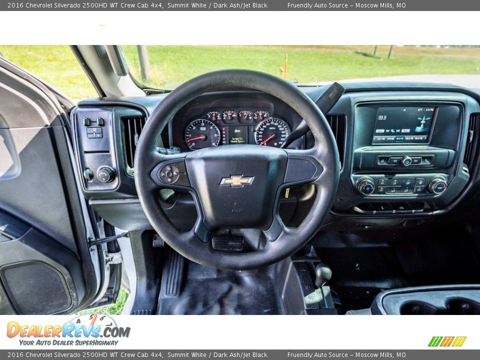 2016 Chevrolet Silverado 2500HD WT Crew Cab 4x4 Summit White / Dark Ash/Jet Black Photo #27