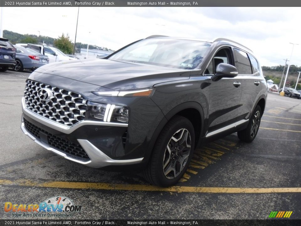 2023 Hyundai Santa Fe Limited AWD Portofino Gray / Black Photo #6