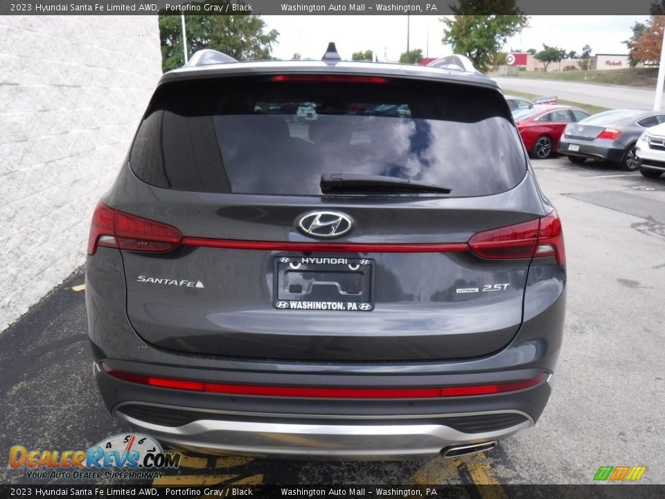 2023 Hyundai Santa Fe Limited AWD Portofino Gray / Black Photo #7