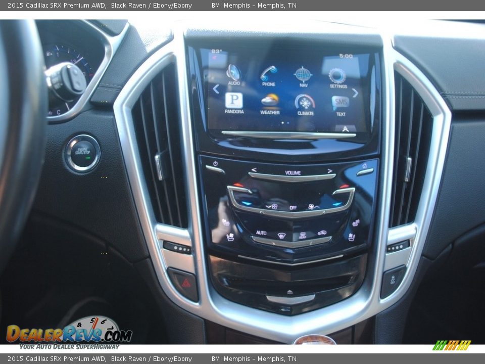 2015 Cadillac SRX Premium AWD Black Raven / Ebony/Ebony Photo #15