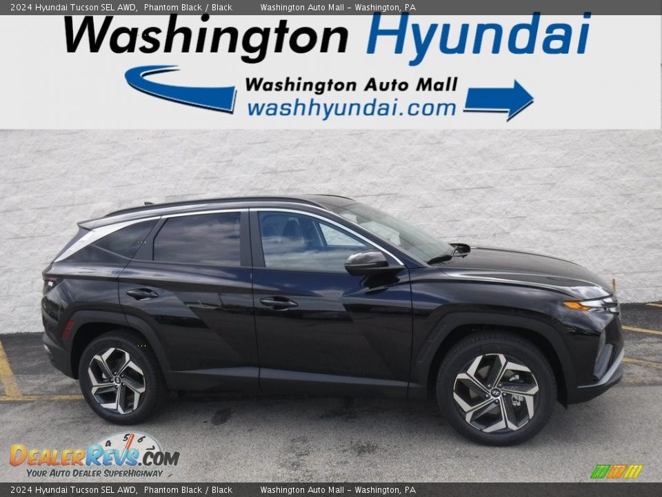 2024 Hyundai Tucson SEL AWD Phantom Black / Black Photo #2