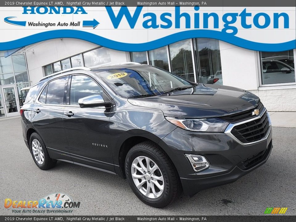 2019 Chevrolet Equinox LT AWD Nightfall Gray Metallic / Jet Black Photo #1