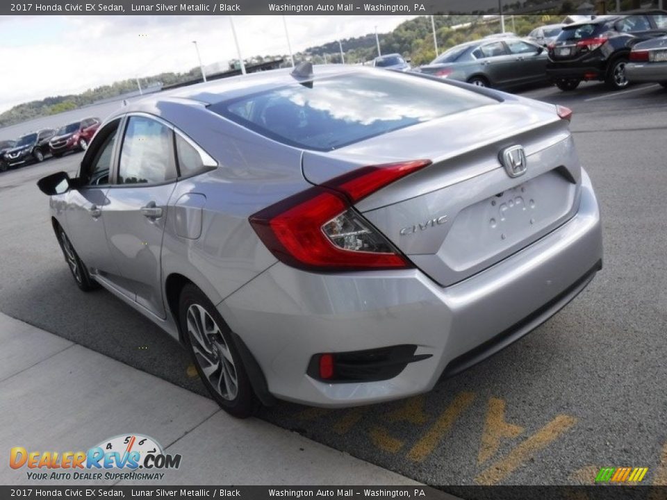 2017 Honda Civic EX Sedan Lunar Silver Metallic / Black Photo #13