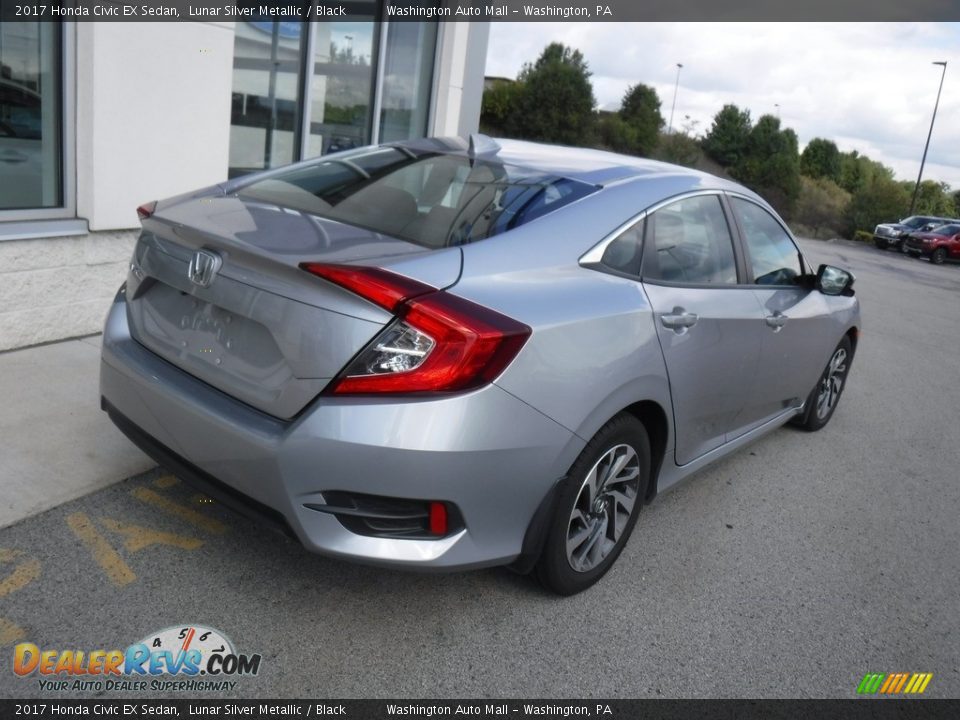 2017 Honda Civic EX Sedan Lunar Silver Metallic / Black Photo #15