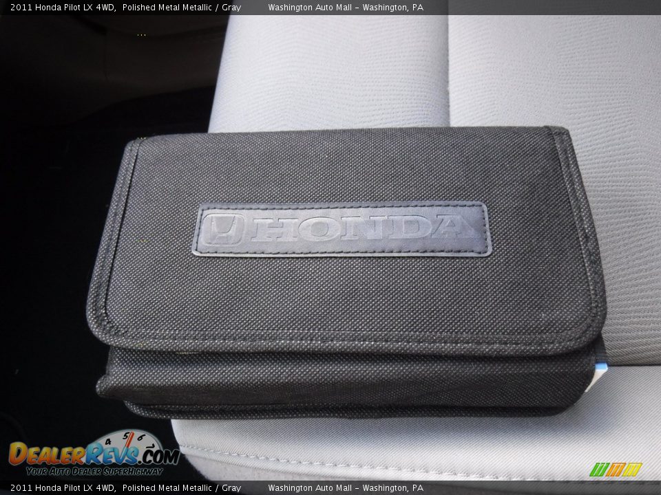 2011 Honda Pilot LX 4WD Polished Metal Metallic / Gray Photo #30