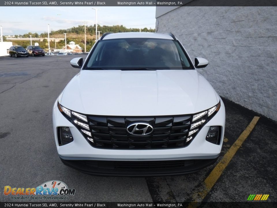 2024 Hyundai Tucson SEL AWD Serenity White Pearl / Black Photo #4