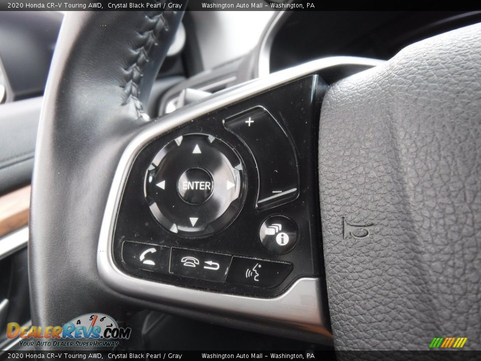 2020 Honda CR-V Touring AWD Steering Wheel Photo #12
