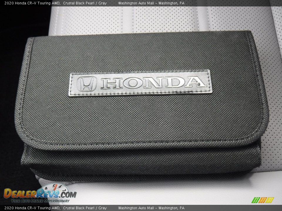 2020 Honda CR-V Touring AWD Crystal Black Pearl / Gray Photo #36