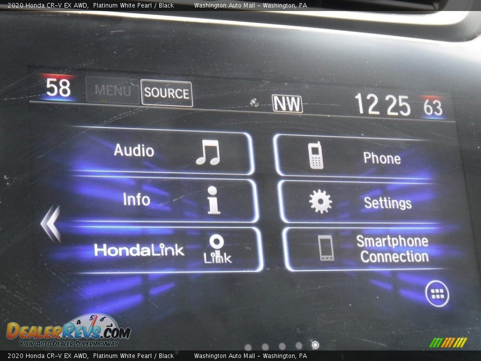 2020 Honda CR-V EX AWD Platinum White Pearl / Black Photo #6