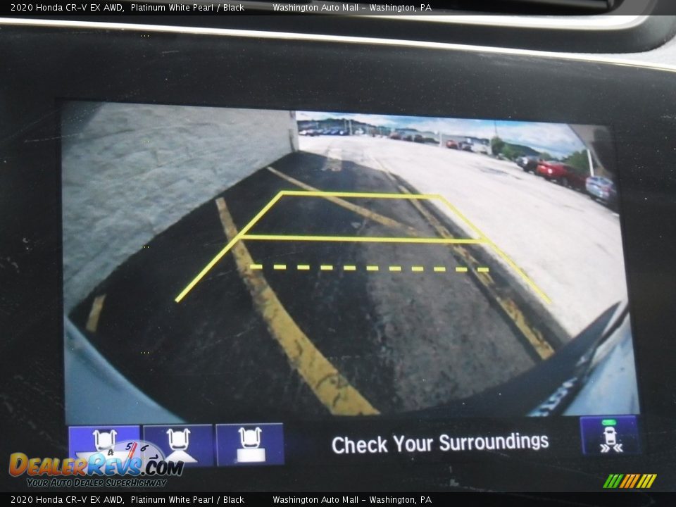2020 Honda CR-V EX AWD Platinum White Pearl / Black Photo #7