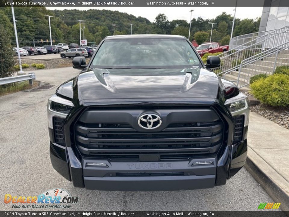 2024 Toyota Tundra SR5 CrewMax 4x4 Midnight Black Metallic / Boulder Photo #6