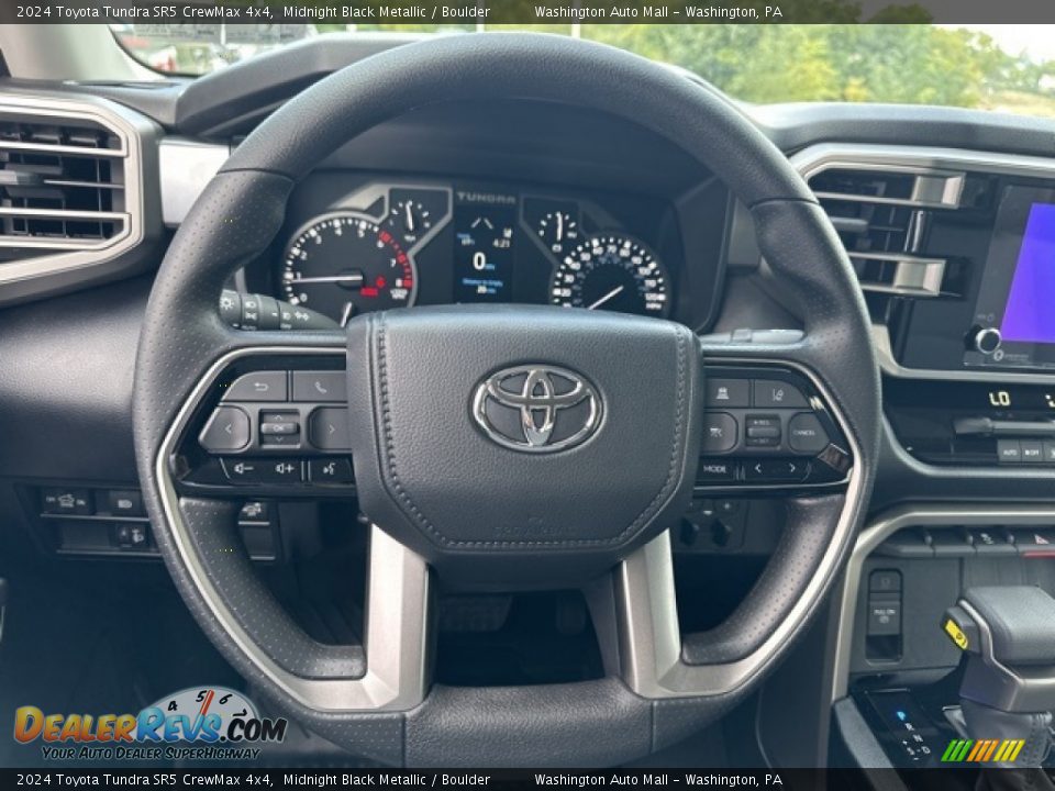 2024 Toyota Tundra SR5 CrewMax 4x4 Steering Wheel Photo #10