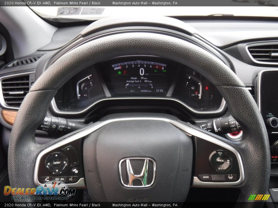2020 Honda CR-V EX AWD Platinum White Pearl / Black Photo #25