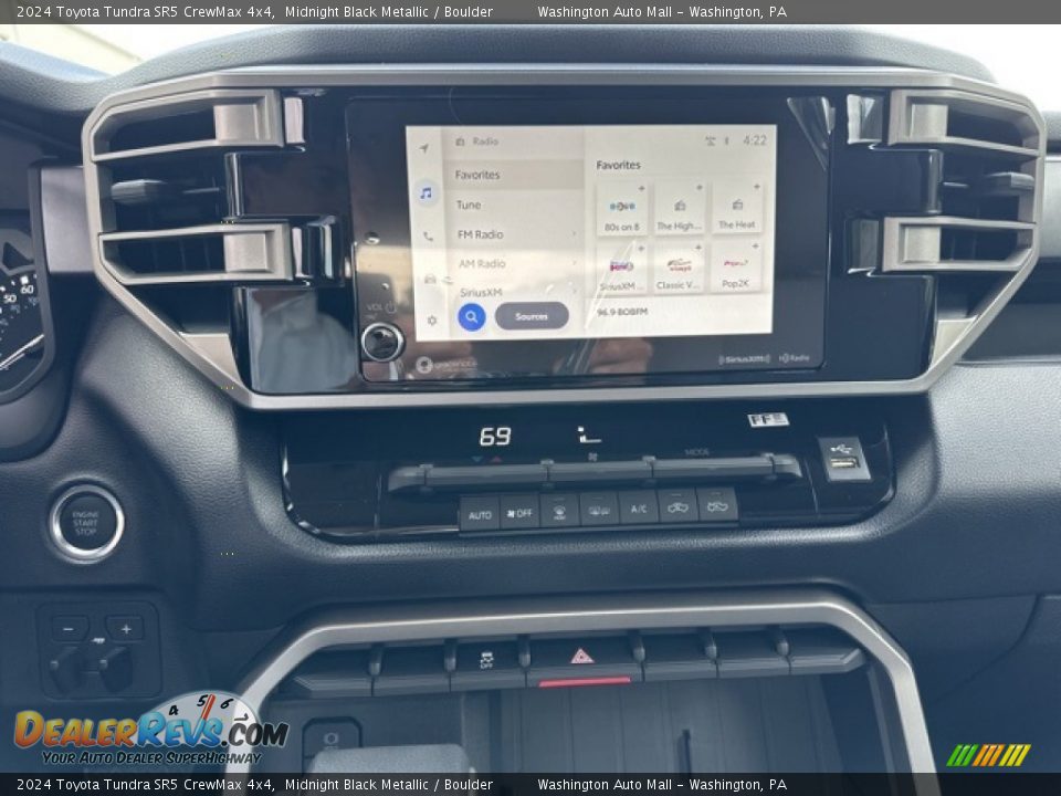 Controls of 2024 Toyota Tundra SR5 CrewMax 4x4 Photo #12