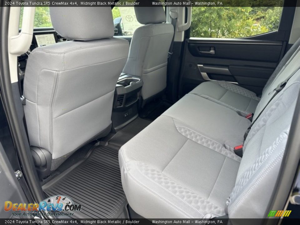 Rear Seat of 2024 Toyota Tundra SR5 CrewMax 4x4 Photo #17