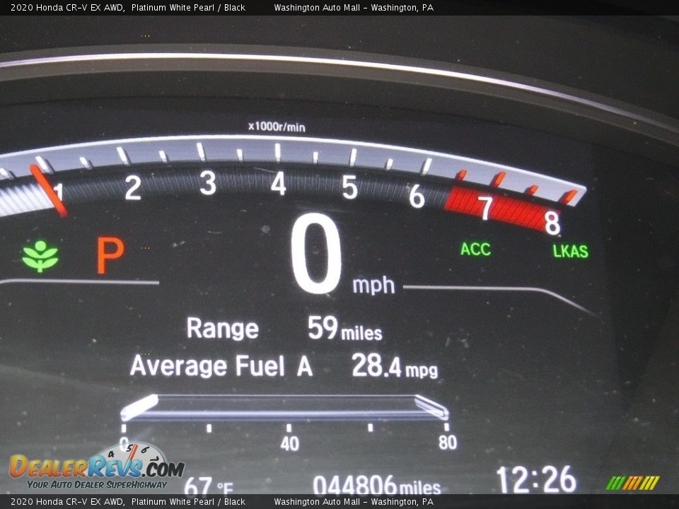 2020 Honda CR-V EX AWD Platinum White Pearl / Black Photo #32