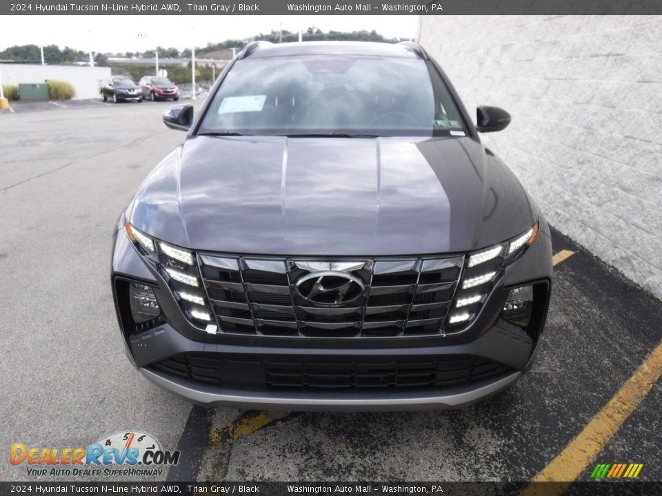 2024 Hyundai Tucson N-Line Hybrid AWD Titan Gray / Black Photo #6