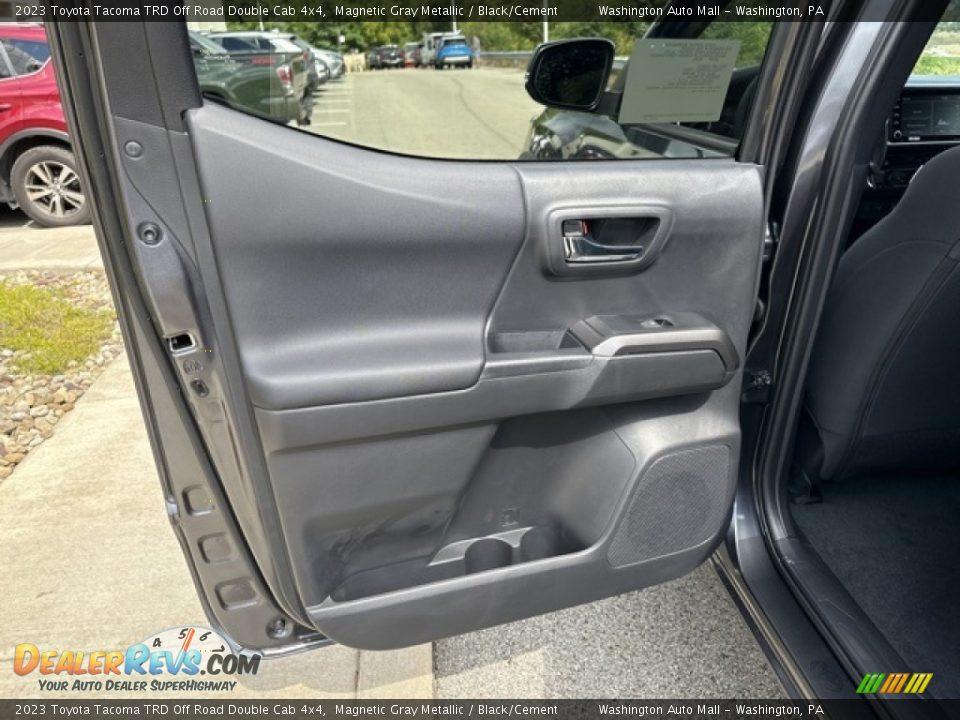 2023 Toyota Tacoma TRD Off Road Double Cab 4x4 Magnetic Gray Metallic / Black/Cement Photo #17