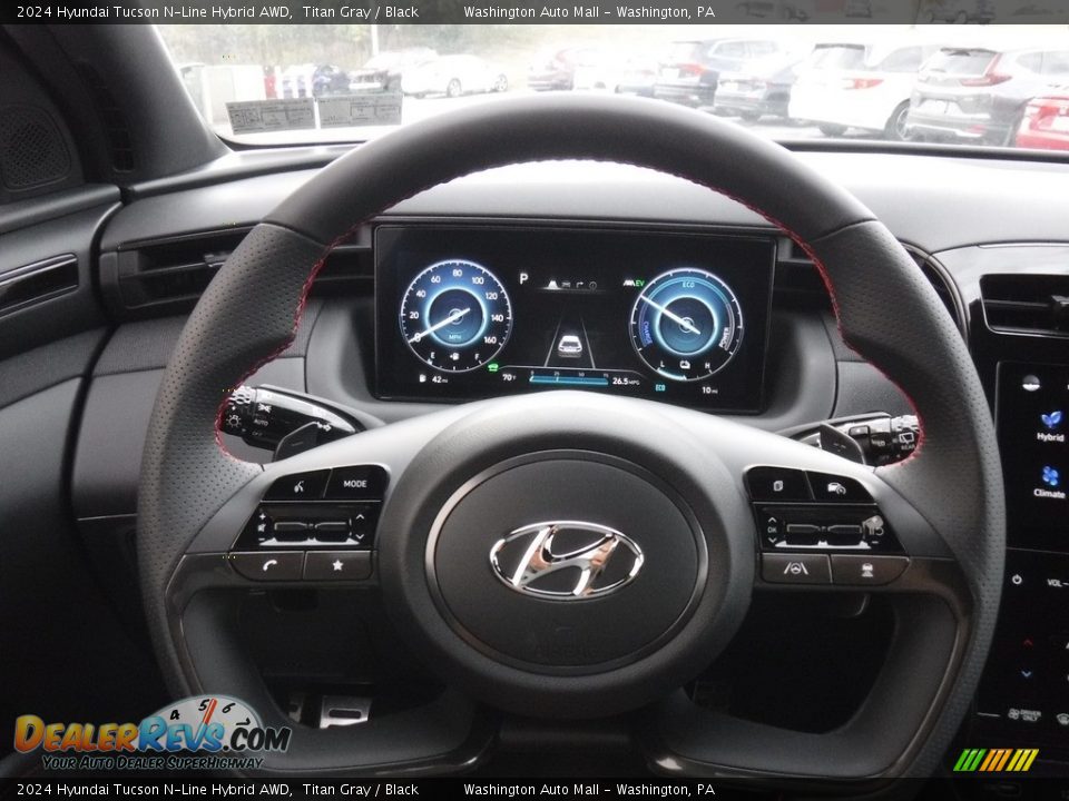 2024 Hyundai Tucson N-Line Hybrid AWD Titan Gray / Black Photo #27