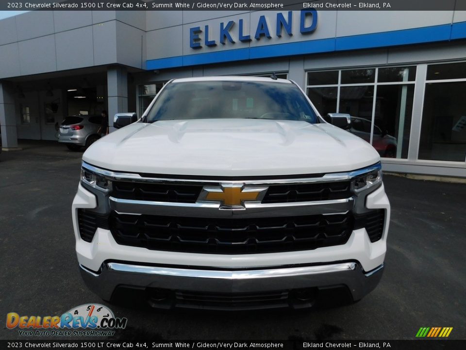 2023 Chevrolet Silverado 1500 LT Crew Cab 4x4 Summit White / Gideon/Very Dark Atmosphere Photo #4