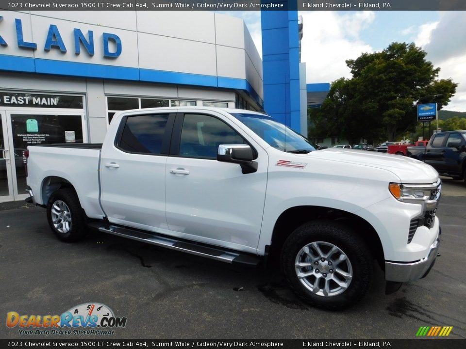 2023 Chevrolet Silverado 1500 LT Crew Cab 4x4 Summit White / Gideon/Very Dark Atmosphere Photo #6