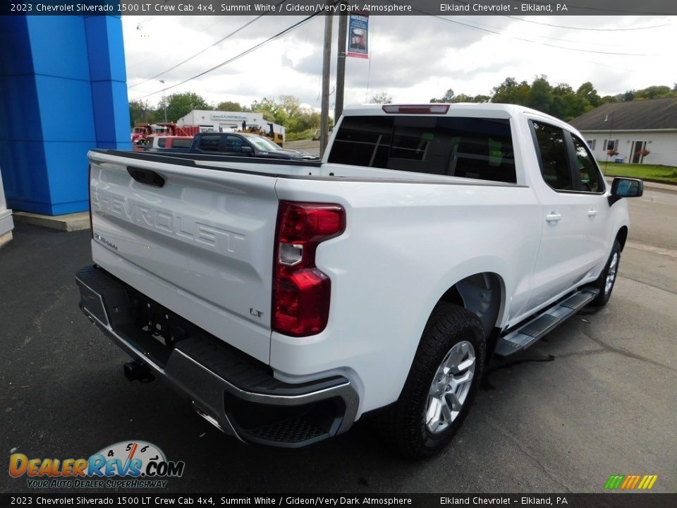 2023 Chevrolet Silverado 1500 LT Crew Cab 4x4 Summit White / Gideon/Very Dark Atmosphere Photo #8