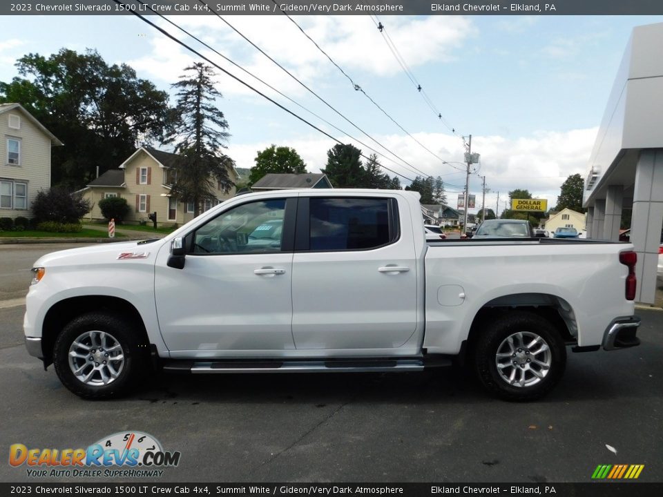 2023 Chevrolet Silverado 1500 LT Crew Cab 4x4 Summit White / Gideon/Very Dark Atmosphere Photo #11