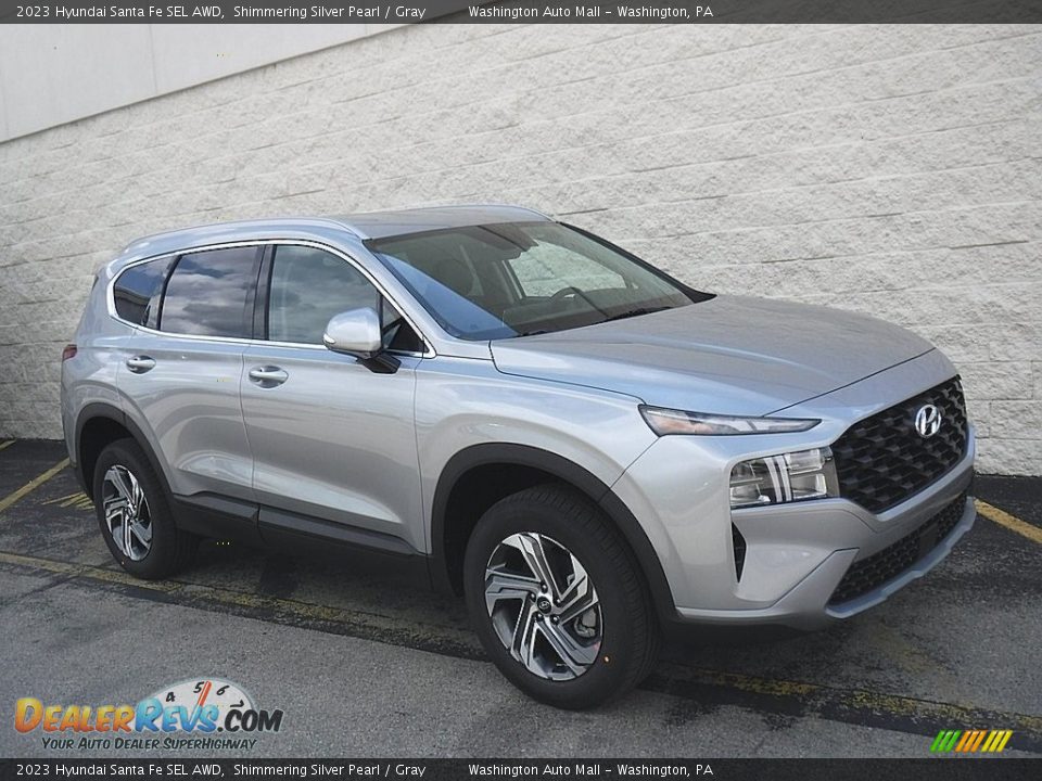 2023 Hyundai Santa Fe SEL AWD Shimmering Silver Pearl / Gray Photo #1