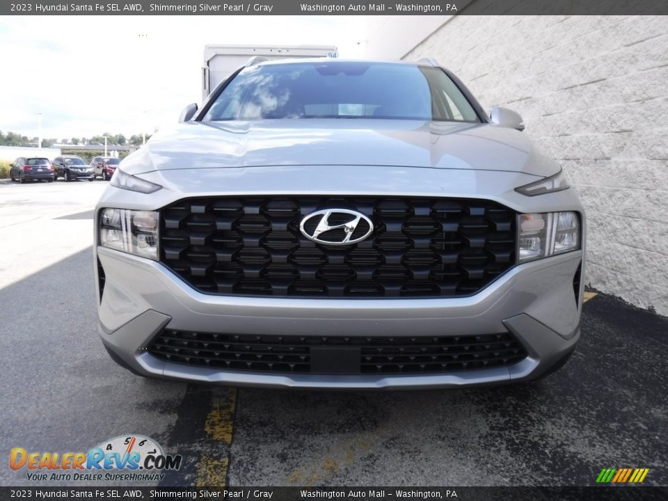 2023 Hyundai Santa Fe SEL AWD Shimmering Silver Pearl / Gray Photo #4