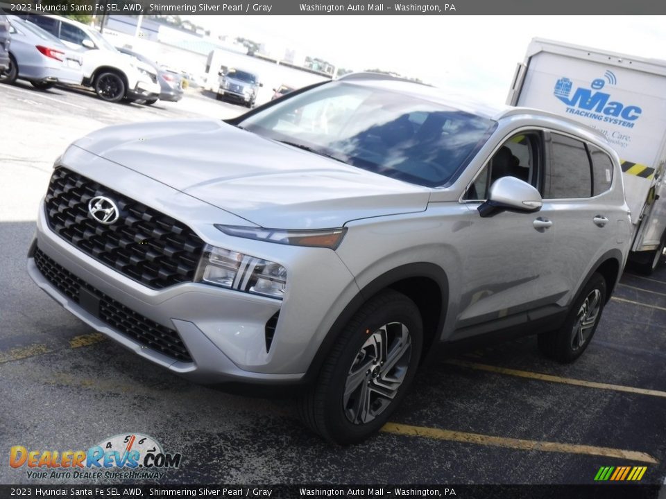 2023 Hyundai Santa Fe SEL AWD Shimmering Silver Pearl / Gray Photo #5