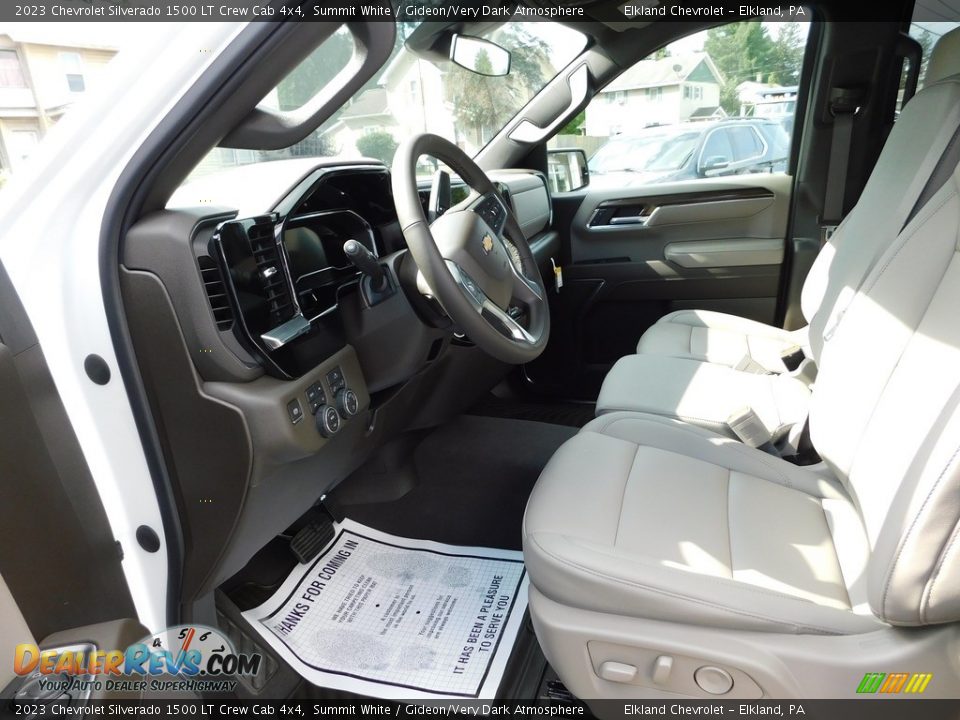 2023 Chevrolet Silverado 1500 LT Crew Cab 4x4 Summit White / Gideon/Very Dark Atmosphere Photo #19