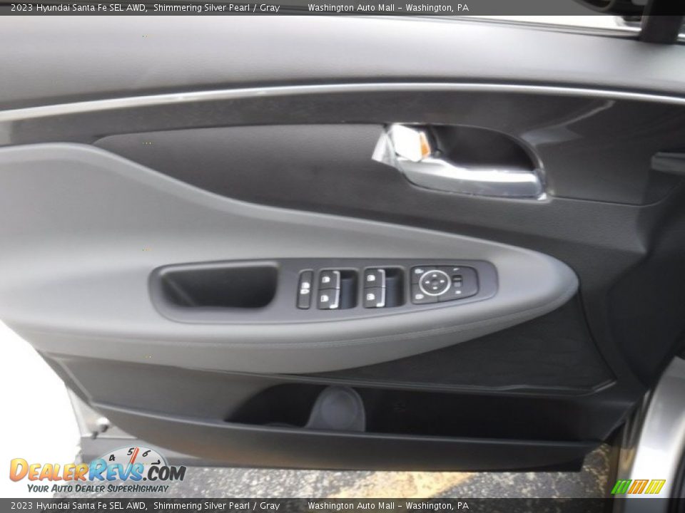 2023 Hyundai Santa Fe SEL AWD Shimmering Silver Pearl / Gray Photo #7