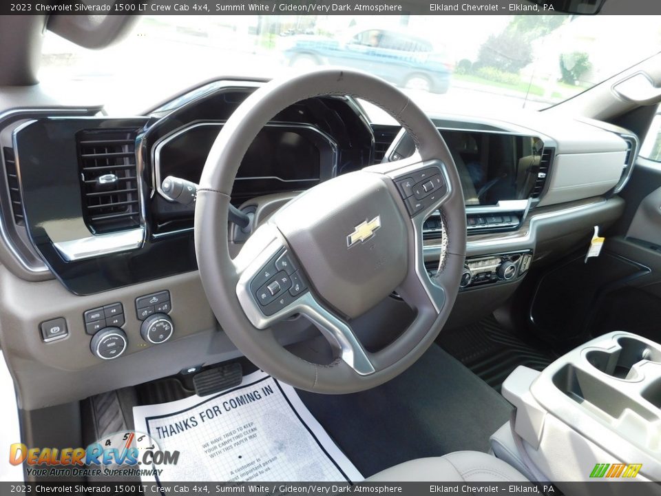 2023 Chevrolet Silverado 1500 LT Crew Cab 4x4 Summit White / Gideon/Very Dark Atmosphere Photo #21